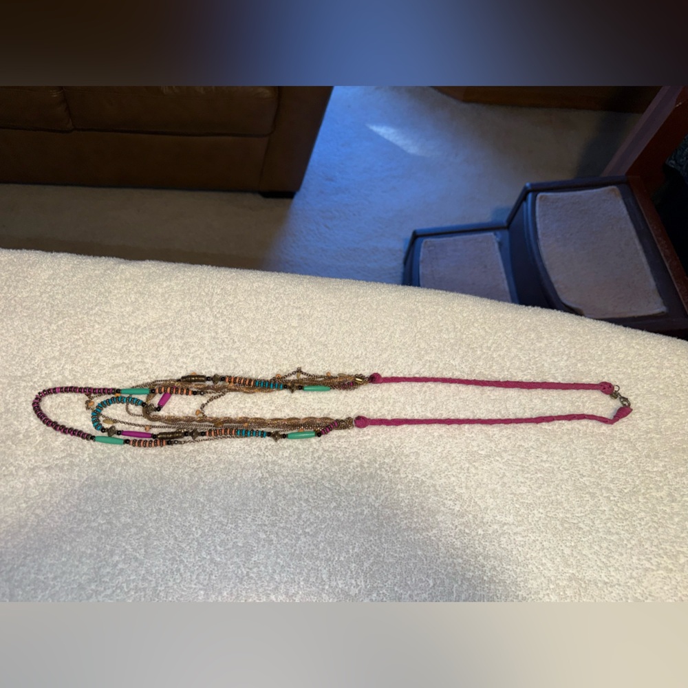 Ann Taylor loft multi strand necklace